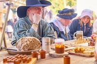 De Slag om Grolle 2024, een levendig historisch festival met re-enactors die het leven in 1627 herbeleven, inclusief veldslagen en ambachten.