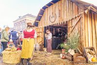 De Slag om Grolle, een levendig historisch festival met re-enactors die het leven in 1627 herbeleven, inclusief veldslagen en ambachten.