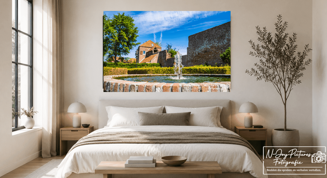Hubpagina Galerieën N-Joy Pictures 3 Hanzestad wanddecoratie in slaapkamer