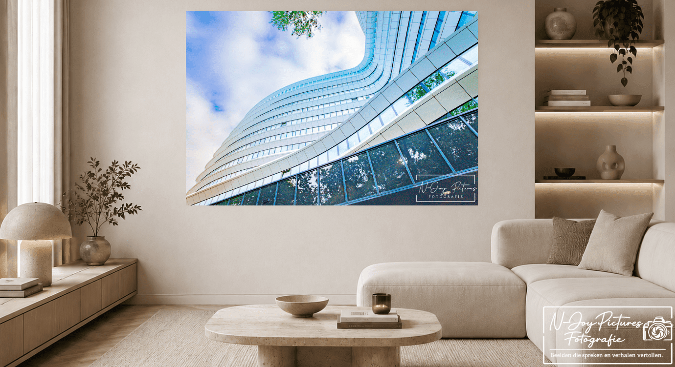 Foto Gallery Architectuurfotografie 38 Architectuurfotografie wanddecoratie in moderne woonkamer