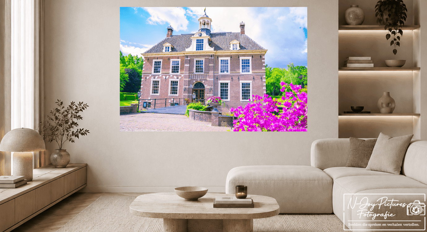 Historische architectuurfotografie van Diepenheim in een modern frame