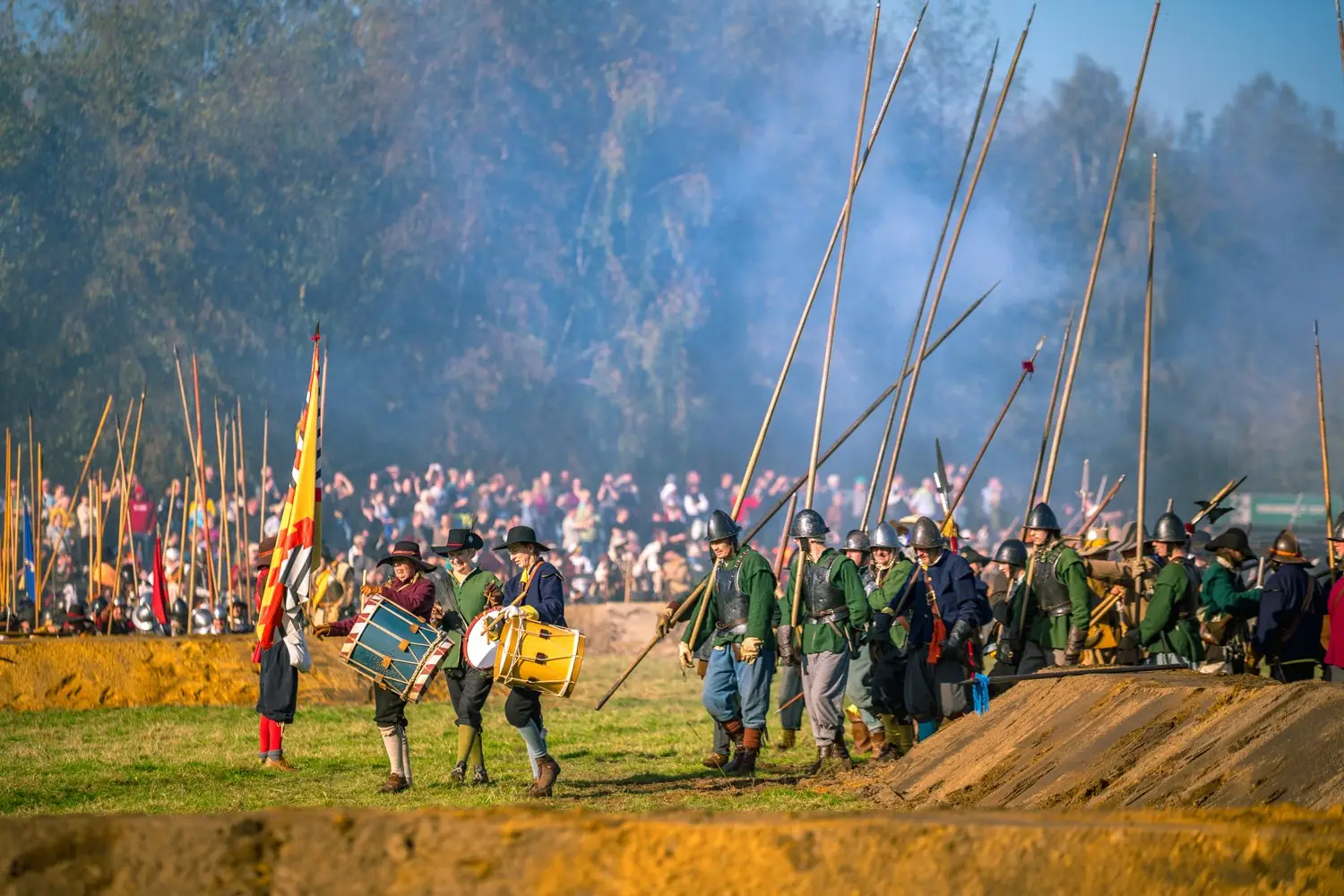 Veldslag tijdens de Slag om Grolle 2024. #SlagOmGrolle #Groenlo #Geschiedenis #Middeleeuwen