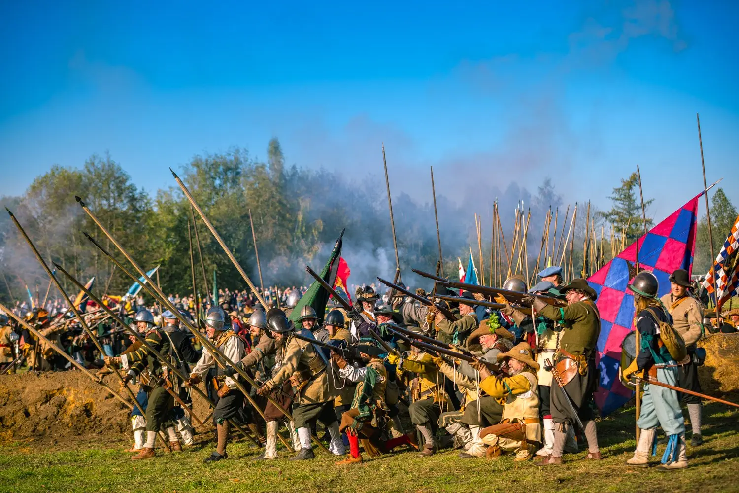 Veldslag tijdens de Slag om Grolle 2024. #SlagOmGrolle #Groenlo #Geschiedenis #Middeleeuwen